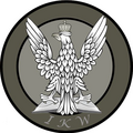Oznaka rozpoznawcza Inspektoratu Kontroli Wojskowej na mundur polowy.
