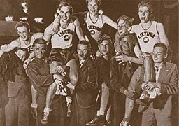 Lithuania national basketball team - EuroBasket 1937 champions 2.JPG