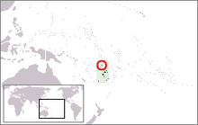 Location of Rotuma in پولینیشیا.