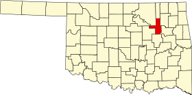Localisation de Comté de Tulsa(Tulsa County)