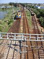 Rail line between South Port and Haikou Railway Station