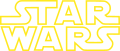 Star Wars yellow outline logo