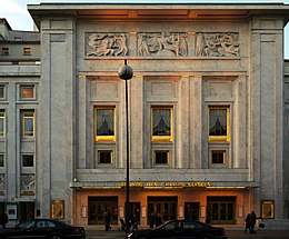 Fasada palače Théâtre des Champs-Élysées u Parizu (1913.)