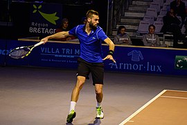 Benoît Paire à l'Open de Quimper en 2015.