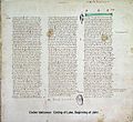 Uncial del Codex Vaticanus (siglo IV)