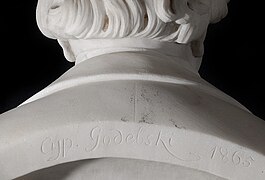 Cyprien Godebski, portrait of Gioacchino Rossini, signed marble 1865 detail signature.jpg