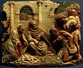 Adoración de los pastores (Damián Forment), relieve en alabastro policromado, ca. 1520-1530.