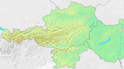 Mappa di localizzazione: Austria-Slovenia