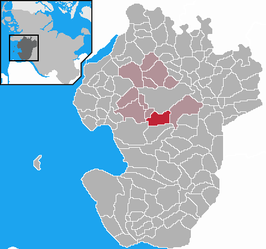 Kaart van Hemmingstedt