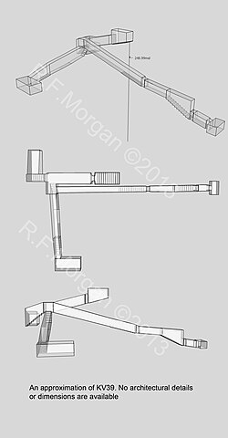 KV39 rakenne.