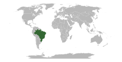 Brasiliens placering i verden