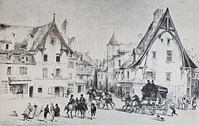 Maison de Louis XI, Cusset 1834.jpg