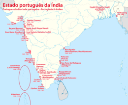 India Portoghese - Localizzazione