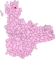 Villanueva de la Condesa: situs