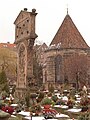 St. Johannis Cemetery, Holzschuher Chapel and Müntzer monument (dat. 1560)