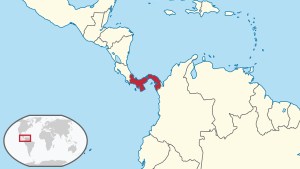 Panama asendikaart
