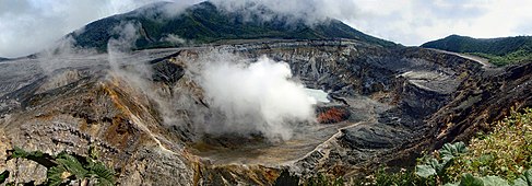 Fumarole v kraterju Poás