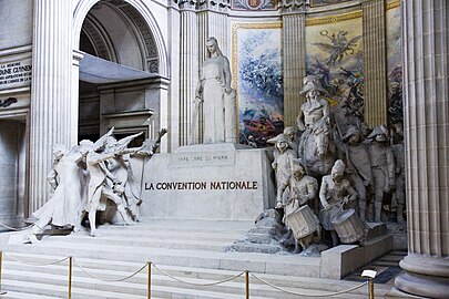 La Convention nationale, de François-Léon Sicard, 1920, pierre.