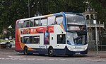 LeBron James in an advertisement on a bus in the United Kingdom