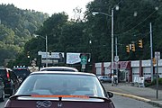 U.S. 52 & SR 139 intersection in New Boston. The Greater Portsmouth Regional Airport is 10 miles (16 km) north of this location.