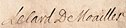 Louis-Antoine de Noailles – podpis