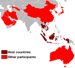 Naciones participantes.