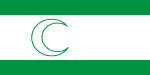 1:2 Flagge muslimischer Militäreinheiten während des Bosnienkrieges[6]