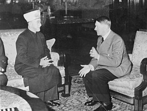 ヒトラーと会談するフサイニー(1941年)