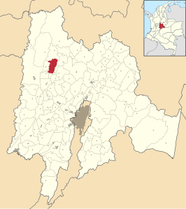 Locatie van La Peña