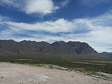 Cerro el Centinela visto desde el Cañón de Jimulco