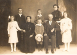 Familia francesa en San Salvador, hacia 1910-1915.