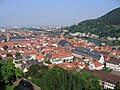 Heidelberg, Germany. View from the Schloss