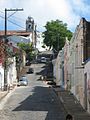 One of the roads of the historic center