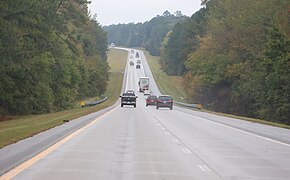 Interstate 85 North in Granville County (October 2023) 08.jpg