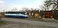 Čeština: Zaparkovaný autobus SOR na návsi v Málkově, Středočeský kraj English: A SOR bus parking at the common in Málkov, Central Bohemian Region, CZ