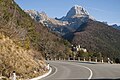 English: Fort Predel on the Predil Pass (Mangart in the background) Deutsch: Fort Predel am Predil Pass (Mangart im Hintergrund)