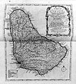 Map of Barbados by Thomas Jefferys published in a book by en:Griffith Hughes