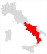ブリガンテ鎮圧のためピカ法（イタリア語版）が適用された地域
