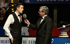 Mark Selby and Rolf Kalb at Snooker German Masters (DerHexer) 2015-02-08 07.jpg