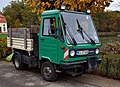 * Nomination The Multicar M 26 ProfiLine light truck in Saxony. --Mosbatho 18:08, 14 January 2022 (UTC) * Withdrawn It is tilted cw. --Augustgeyler 21:04, 15 January 2022 (UTC) Thanks for your comment but I don't see the tilt. The vehicle does not stand on a horizontal surface. --Mosbatho 18:57, 16 January 2022 (UTC)  Thank you. I might have overseen this. Perhaps this was caused by the leaning corner of that baroque building in the background. The camera was pointing down so there might help a slight perspective correction. --Augustgeyler 00:00, 17 January 2022 (UTC) August, I have played a bit with the buttons. Maybe you like the new version better. Best regards, Mosbatho 20:14, 20 January 2022 (UTC)  Comment I think you "played" in the wrong direction. Try to let the verticals of that background building become vertical!--Augustgeyler 21:33, 20 January 2022 (UTC) Thanks for your reply. Well yes, I have tried this as well but if this gets fixed the whole vehicle gets unnaturally distorted. In many ways, this looked awful. Sorry. --Mosbatho 13:10, 21 January 2022 (UTC)  Comment In that case I think this has not to do with perspective distortion but with lens distortion. Did you try to correct this? --Augustgeyler 15:24, 21 January 2022 (UTC) I fail at this picture: any setting does not lead anywhere. I have withdrawn the nomination. Kindest regards, Mosbatho 16:29, 25 January 2022 (UTC)