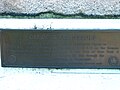 ニューヨークのクレオパトラの針の台座にある銘板