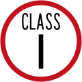 (R5-7.1) Class I road