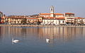 Sesto Calende on Ticino river