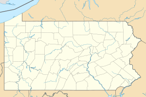 Йорк. Карта розташування: Пенсильванія