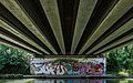 Dessous le pont de la D912, Canal du Midi, Vias, France (12 July 2014).