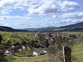 Blick auf Mervelier