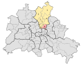 Deutsch: Wahlkreis Pankow 9 für die Wahlen zum Abgeordnetenhaus von Berlin. Stand 2006