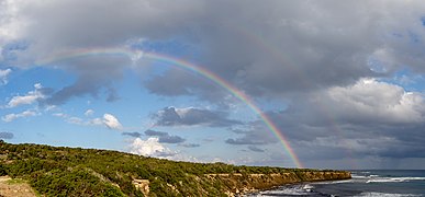 A double rainbow in Akamas Peninsula, Cyprus.jpg