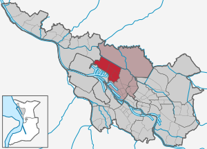 Stadt Bremen, Stadtteil Gröpelingen hervorgehoben