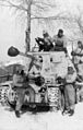 СССР, битва за Харьков. Солдаты дивизии LSSAH у Marder III, средней противотанковой САУ. Февраль 1943 года.